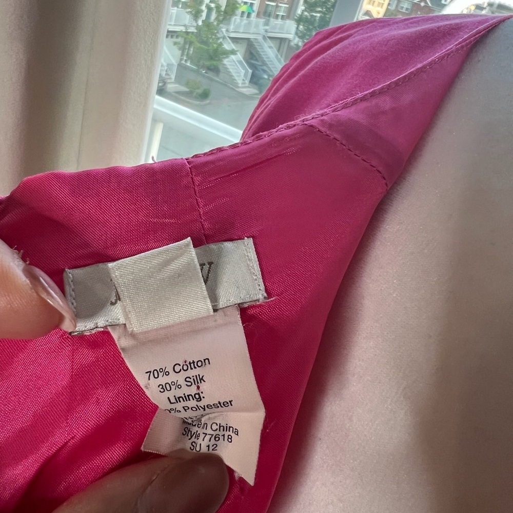 J. Crew Elegant Pink Sleeveless Dress - Lucille - Picture 6 of 7